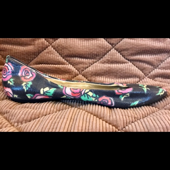 BETSEY JOHNSON FLATS - SIZE 9 but would fit 8.5 - Picture 3 of 7